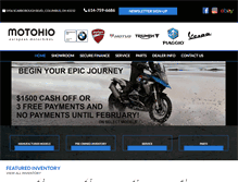 Tablet Screenshot of motohio.com